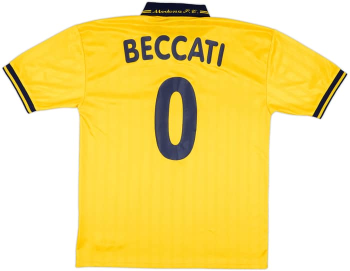 2001-04 Modena Home Shirt Beccati #0 - 9/10 - (XL)