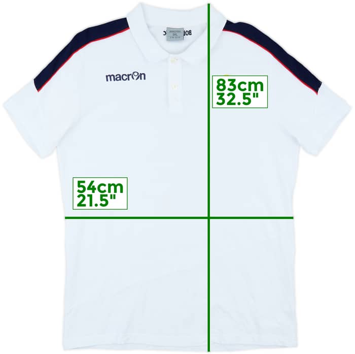 2015-16 Bologna Macron Polo Shirt - 9/10 - (3XL)