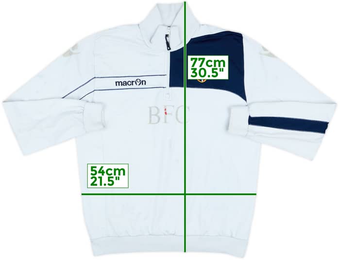 2016-17 Bologna Macron 1/4 Zip Drill Top - 4/10 - (M)