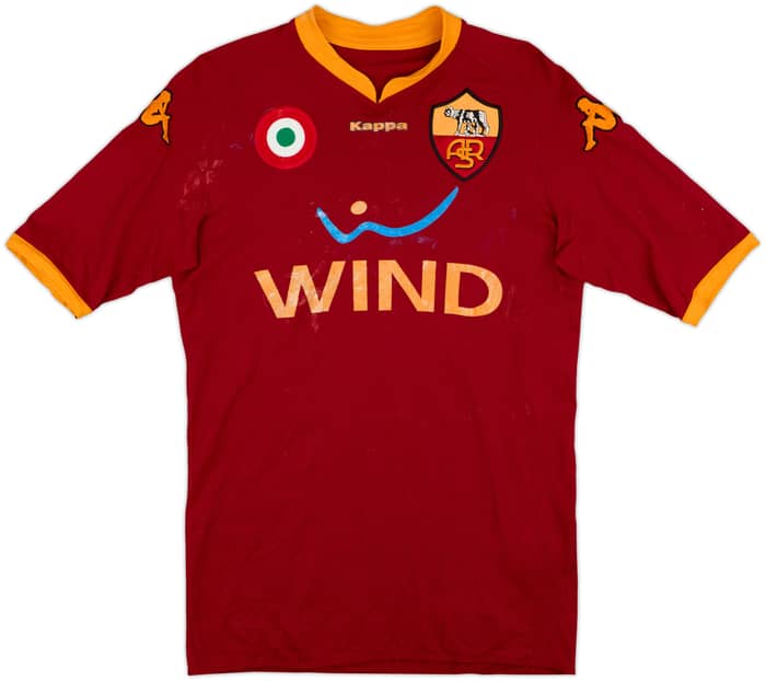 2007-08 Roma Home Shirt Totti #10 - 4/10 - (M)