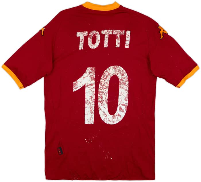 2007-08 Roma Home Shirt Totti #10 - 4/10 - (M)