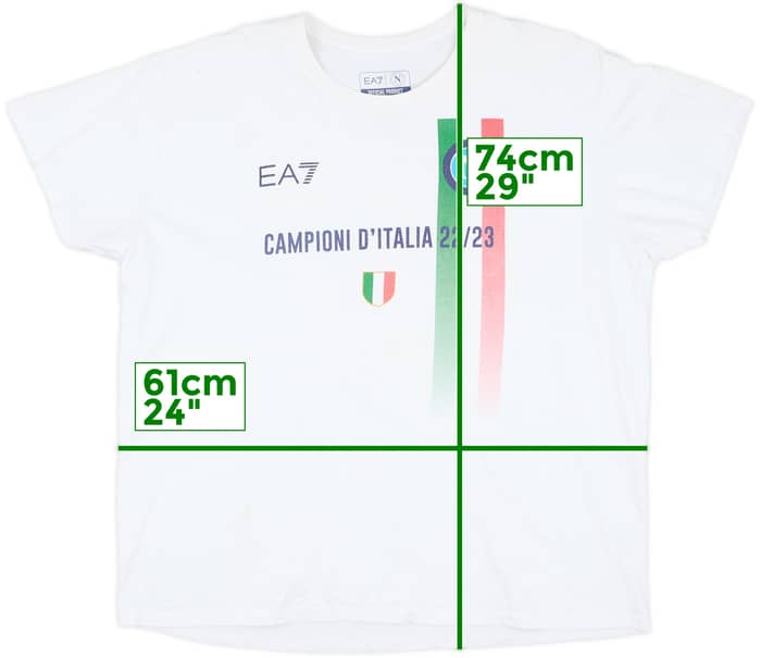 2023 Napoli EA7 Tee - 7/10 - (3XL)