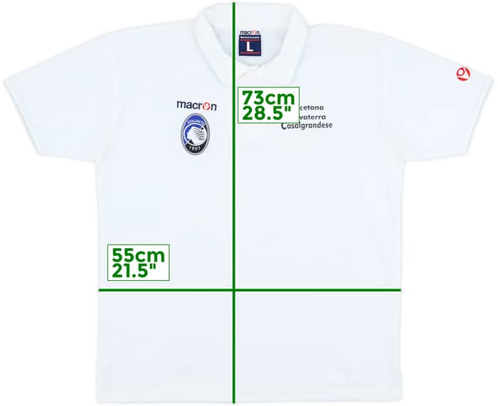 2010s Atalanta Macron Polo Shirt - 6/10 - (L)
