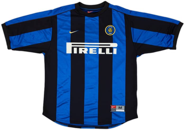 1999-00 Inter Milan Home Shirt Ronaldo #9 - 7/10 - (M)
