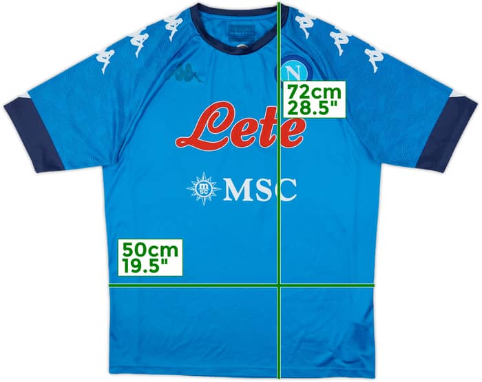 2020-21 Napoli Home Shirt - 4/10 - (L)