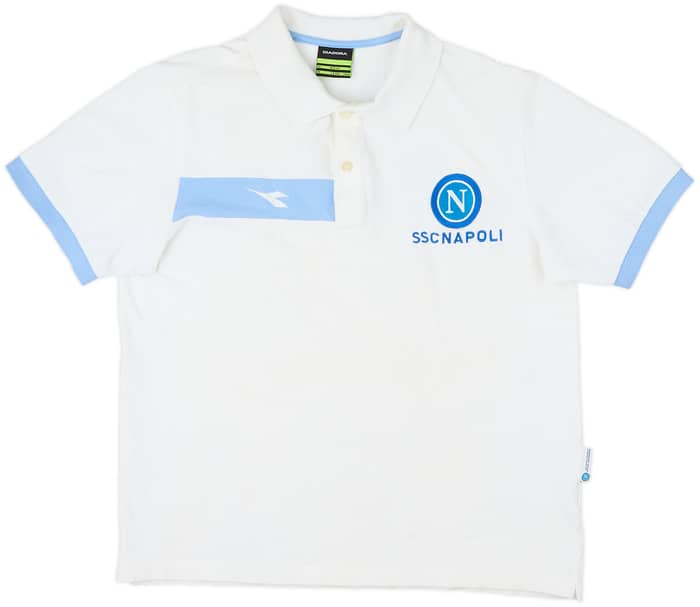 2000-01 Napoli Diadora Polo Shirt - 8/10 - (S)