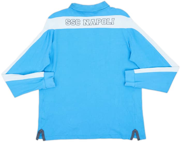 2012-13 Napoli Macron Polo L/S Shirt - 7/10 - (XL)