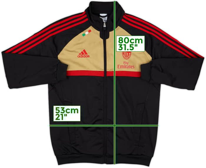 2011-12 AC Milan adidas Track Jacket - 8/10 - (M/L)