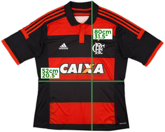 2014 Flamengo Home Shirt - 5/10 - (L)