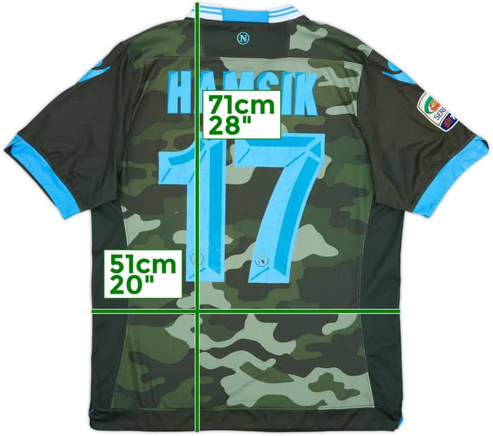 2013-14 Napoli Away Shirt Hamsik #17 - 4/10 - (XL)