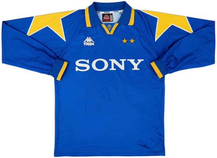 1995-96 Juventus Away L/S Shirt - 5/10 - (L)