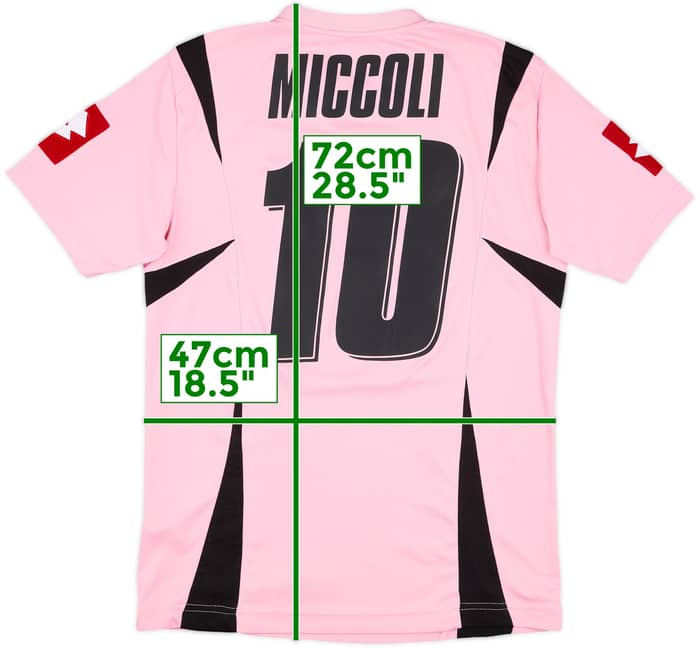 2006-07 Palermo Home Shirt Miccoli #10 - 5/10 - (L)