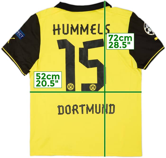 2013-14 Dortmund CL Home Shirt Hummels #15 - 5/10 - (M)