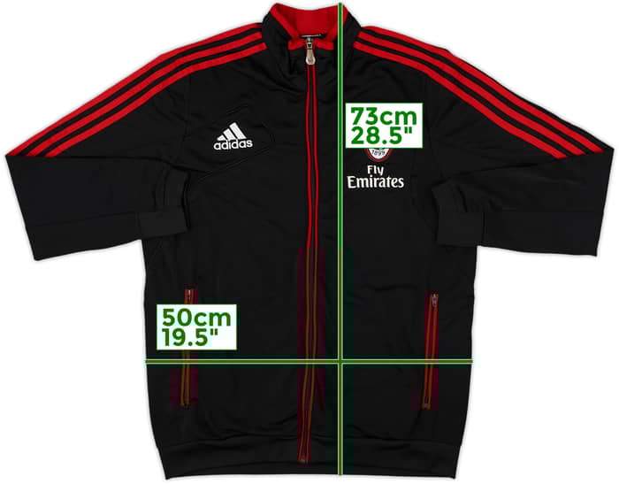 2012-13 AC Milan adidas Track Jacket - 9/10 - (XL.Boys)