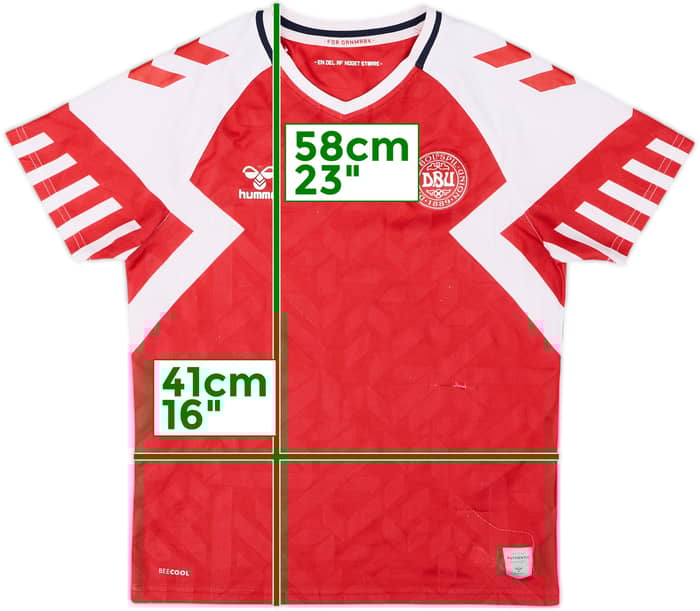 2023-24 Denmark Home Shirt - 5/10 - (L.Boys)