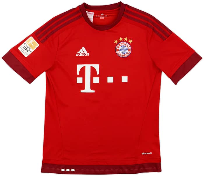 2015-16 Bayern Munich Home Shirt Bernat #18 - 7/10 - (XL.Boys)