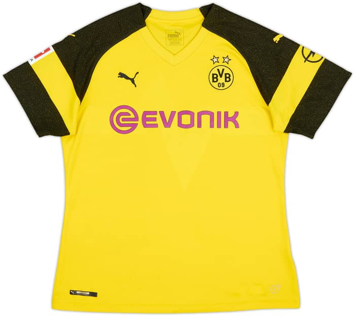 2018-19 Borussia Dortmund Home Shirt Bruun Larsen #34 - 8/10 - (Women's L)