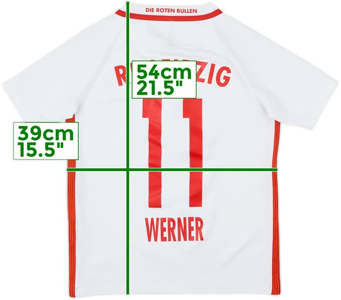 2016-17 RB Leipzig Home Shirt Werner #11 - 6/10 - (S.Boys)