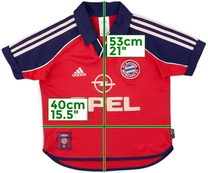 1999-01 Bayern Munich Home Shirt - 7/10 - (S.Boys)