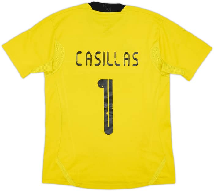 2011-12 Real Madrid GK S/S Shirt Casillas #1 - 6/10 - (L.Boys)