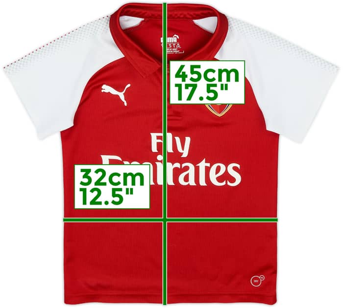 2017-18 Arsenal Home Shirt - 8/10 - (5-6 Years)