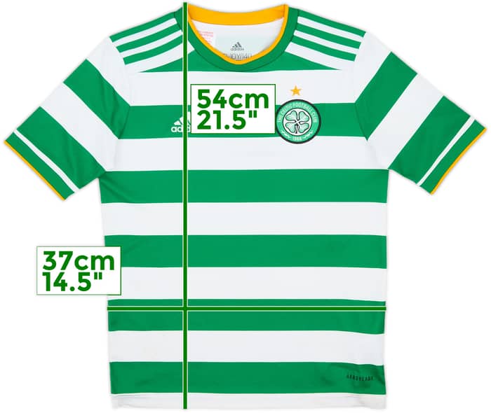 2020-21 Celtic Home Shirt - 8/10 - (S.Boys)