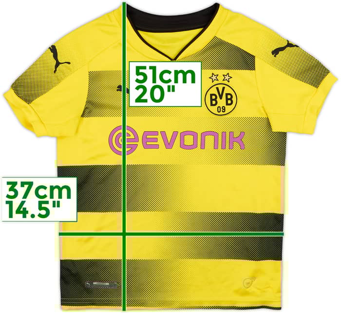 2017-18 Borussia Dortmund Home Shirt - 8/10 - (S.Boys)
