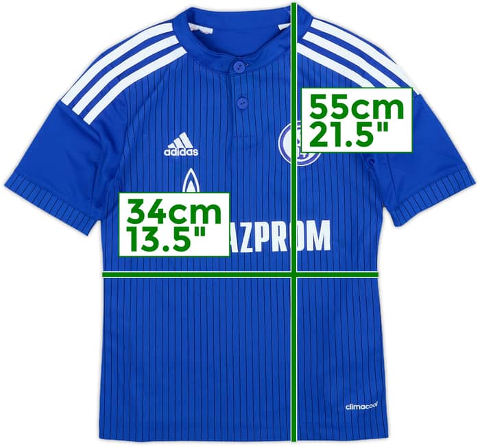 Camiseta de local del Schalke 2015-16 - 4/10 - (S. Niños)