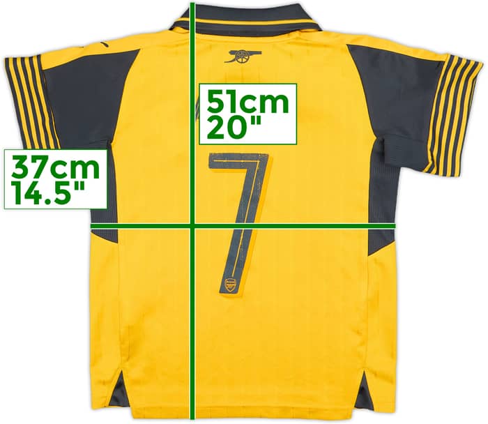 2016-17 Arsenal Away Shirt Alexis #7 - 5/10 - (S.Boys)