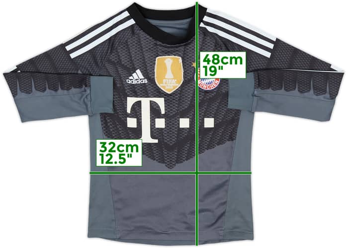 2014-15 Bayern Munich GK Shirt - 7/10 - (S.Boys)