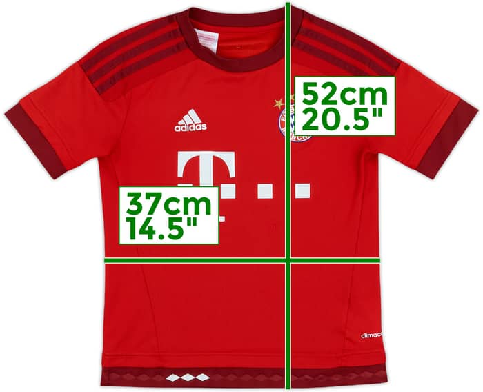 2015-16 Bayern Munich Home Shirt - 8/10 - (S.Boys)
