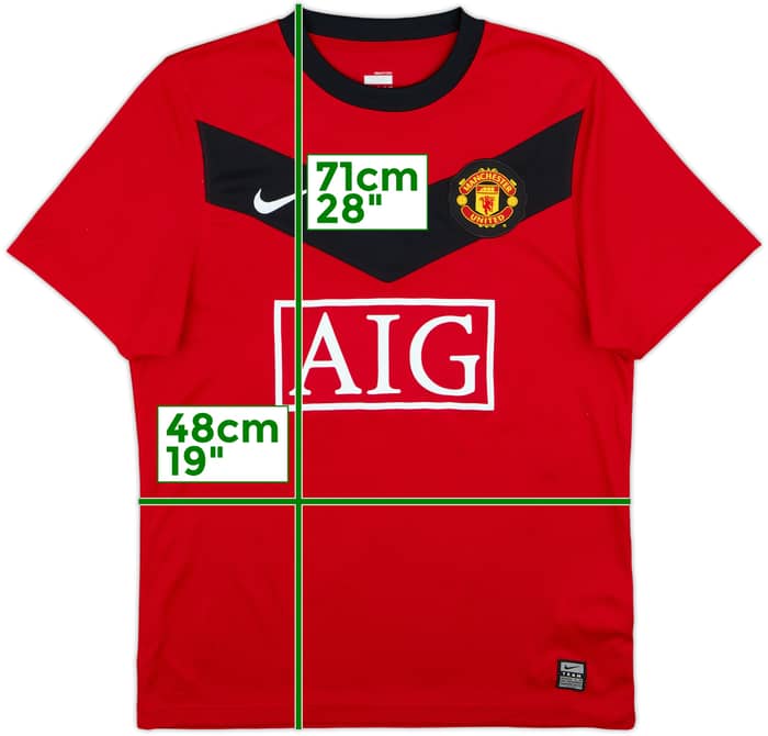 2009-10 Manchester United Home Shirt Rooney #10 - 4/10 - (S)
