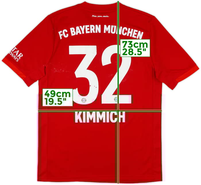 2019-20 Bayern Munich Home Shirt Kimmich #32 - 5/10 - (XL.Boys)