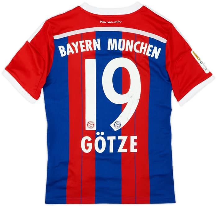 2014-15 Bayern Munich Home Shirt Gotze #19 - 6/10 - (L.Boys)