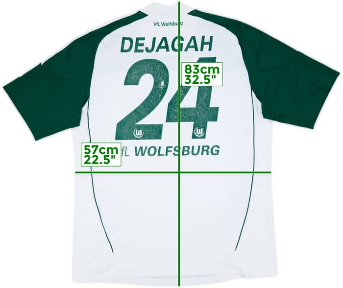 2010-11 Wolfsburg Home Shirt Dejagah #24 - 4/10 - (XL)