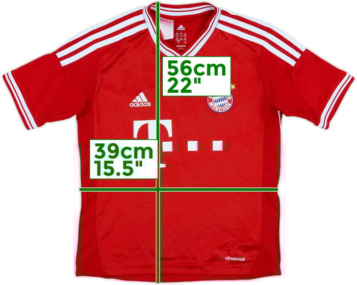 2013-14 Bayern Munich Home Shirt - 5/10 - (S.Boys)