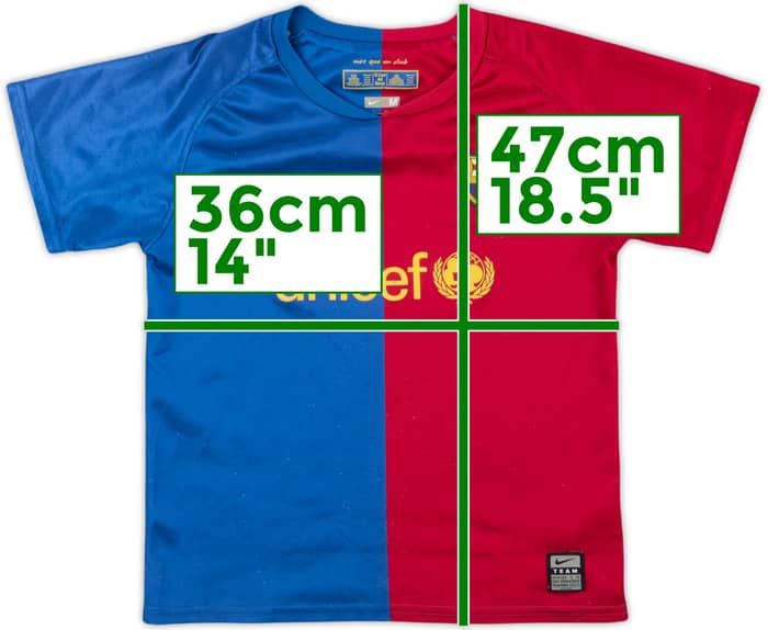 2008-09 Barcelona Home Shirt - 8/10 - (5-6 Years)