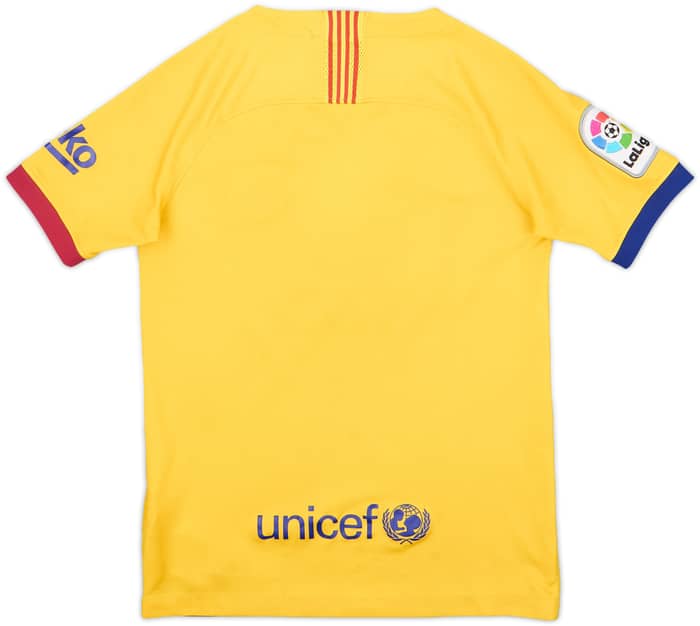 2019-20 Barcelona Away Shirt - 6/10 - (S.Boys)