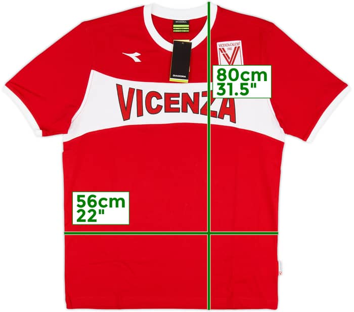 2008-09 Vicenza Diadora Cotton Tee (L)