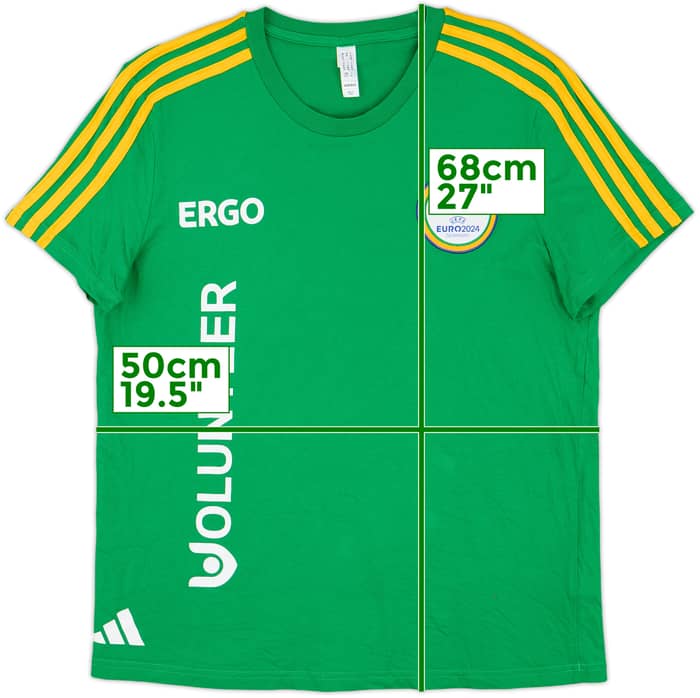 2024 adidas Euros Staff Tee - 10/10 - (Women's XL)