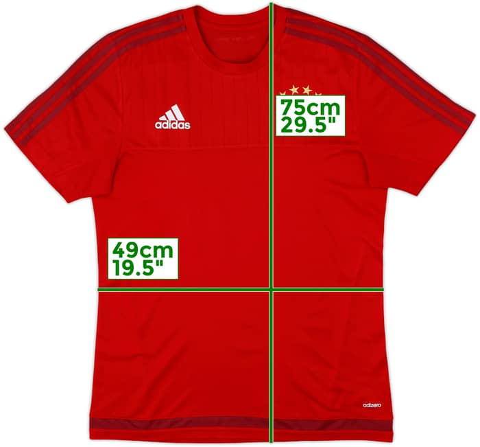 2015-16 Bayern Munich adizero Training Shirt - 9/10 - (M)