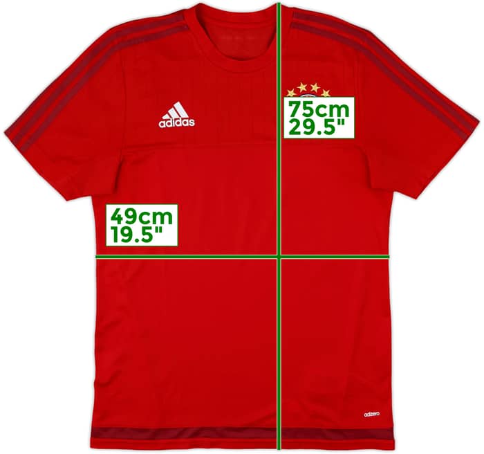2015-16 Bayern Munich adizero Training Shirt - 9/10 - (M)
