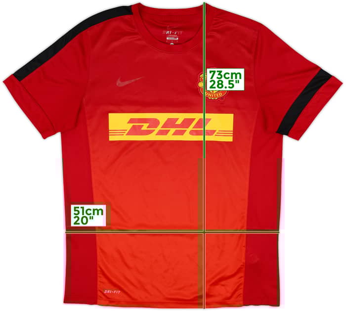 2013-14 Manchester United Nike Training Shirt - 5/10 - (L)