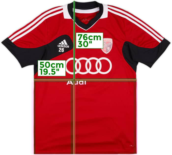2011-12 FC Ingolstadt Player Issue adidas Training Shirt #26 - 5/10 - (XL.Boys)