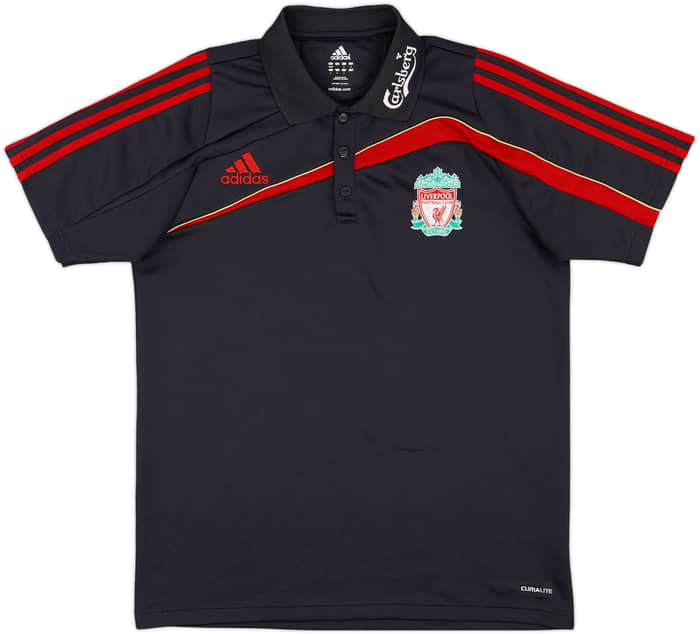 2009-10 Liverpool adidas Polo Shirt - 8/10 - (M)