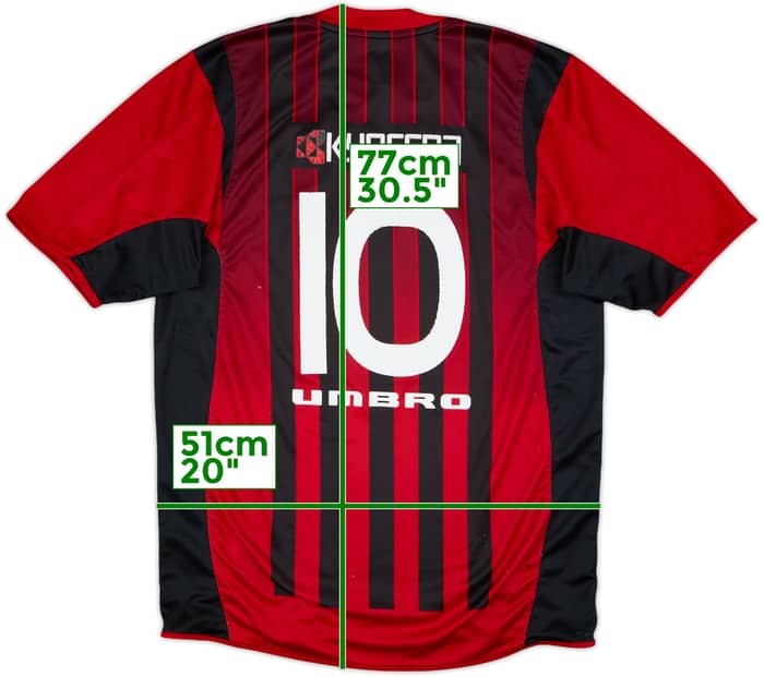 2005 Athletico Paranaense Home Shirt #10 - 5/10 - (L)