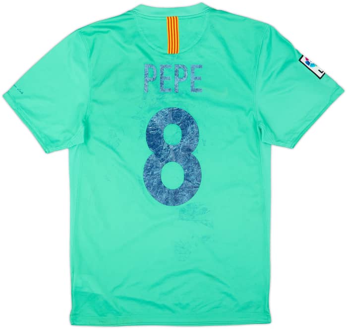 2010-11 Barcelona Away Shirt Pepe #8 - 5/10 - (S)