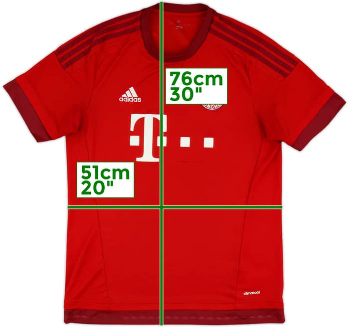 2015-16 Bayern Munich Home Shirt - 5/10 - (5XL)