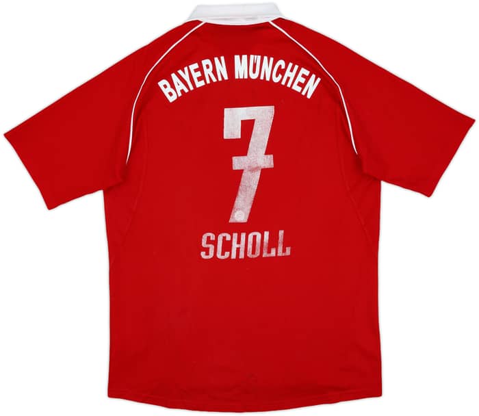 2005-06 Bayern Munich Home Shirt Scholl #7 - 4/10 - (M)