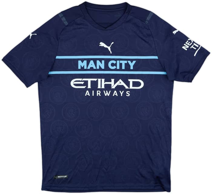 2021-22 Manchester City Third Shirt De Bruyne #17 - 9/10 - (XL)